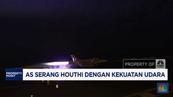 Video: AS Serang Houthi Lewat Udara