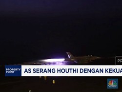 Video: AS Serang Houthi Lewat Udara