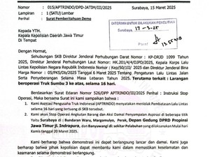 Awas Macet! Ada Demo Sopir Truk Besok soal Larangan Truk Beroperasi 16 Hari