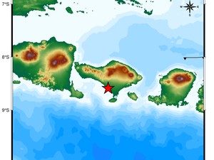 Gempa 4,3 Magnitudo Guncang Tabanan, Episentrumnya di Darat