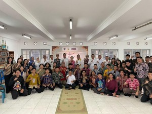 Gubernur Agustiar Temui Mahasiswa Kalteng di Yogyakarta, Kasih Bantuan Rp 200 Juta