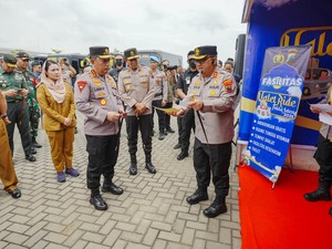 Kapolri Cek Pengamanan Mudik dan Inovasi Valet-Ride Polda Jateng