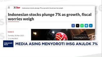 Video: Media Asing Menyoroti IHSG Anjlok 7%