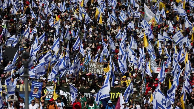Ramai Warga Israel Kini Lawan Netanyahu di Gaza, Mogok Massal Menggema