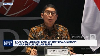 Video: Sah! OJK Izinkan Emiten Buyback Saham Tanpa Perlu Gelar RUPS