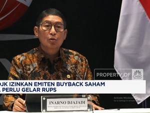 Video: Sah! OJK Izinkan Emiten Buyback Saham Tanpa Perlu Gelar RUPS