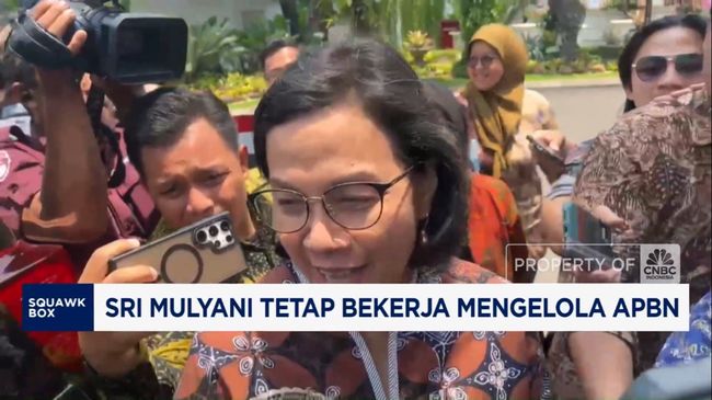 Video: Sri Mulyani Bantah Mundur Dari Menkeu Prabowo