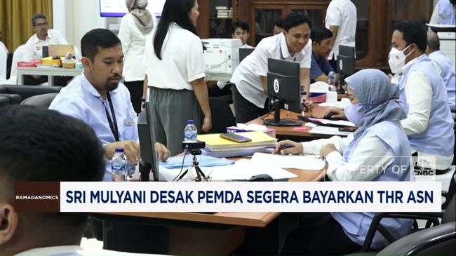 Sri Mulyani Desak Pemda Segera Bayarkan THR ASN