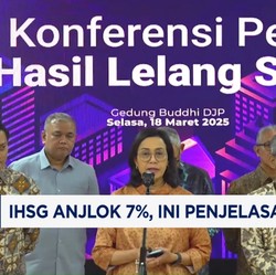 Video: Sri Mulyani Pamer SUN Laku Keras Saat IHSG Jeblok