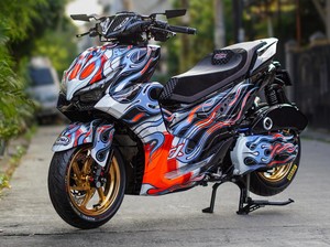 Aerox Alpha Jadi Makin Menyala Pakai Livery Ikonik Arai