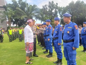 Polres Buleleng Kerahkan Ratusan Personel Amankan Nyepi-Idul Fitri 2025