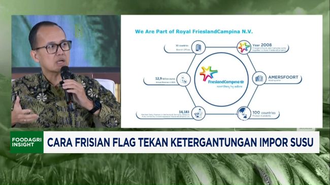 Cara Frisian Flag Tekan Ketergantungan Impor Susu