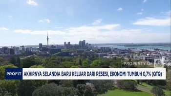 Video: Akhirnya Selandia Baru Keluar Dari Resesi, Ekonomi Tumbuh 0,7%