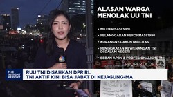 Video: Disahkan DPR, TNI Aktif Kini Bisa Jabat di Kejagung Hingga MA