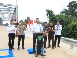 Gubernur Sumsel Resmikan 4 Jembatan Sekaligus di Ruas Jalan Penghubung Pali-Mura