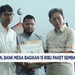 Video: Jelang Lebaran, Bank Mega Bagikan 15 Ribu Paket Sembako