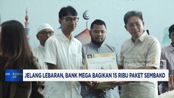 Video: Jelang Lebaran, Bank Mega Bagikan 15 Ribu Paket Sembako