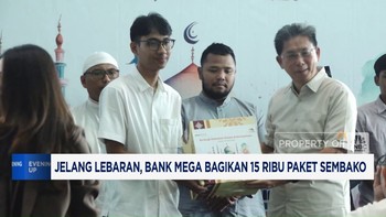 Video: Jelang Lebaran, Bank Mega Bagikan 15 Ribu Paket Sembako