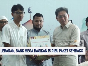 Video: Jelang Lebaran, Bank Mega Bagikan 15 Ribu Paket Sembako