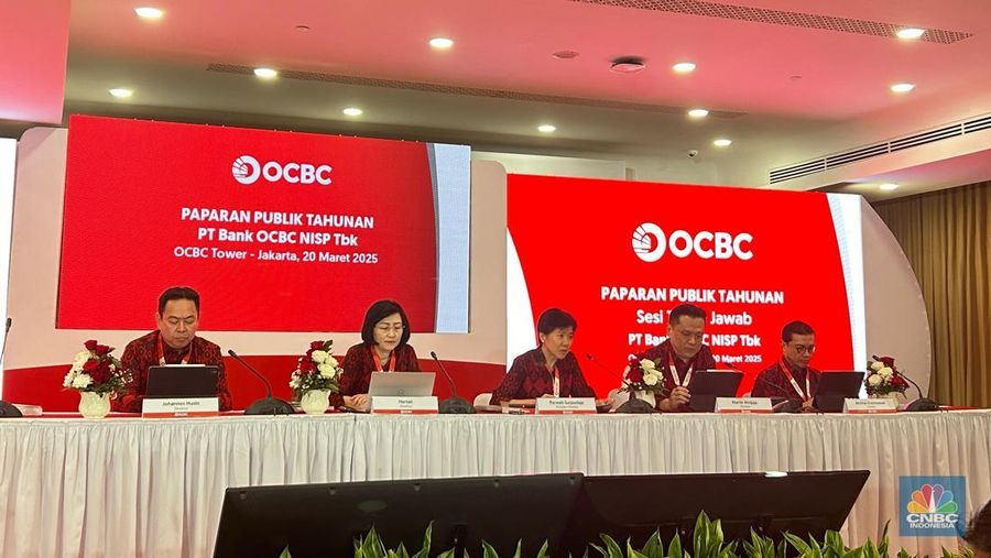 Rapat Umum Pemegang Saham Tahunan (RUPST) 2024 OCBC Indonesia, Kamis (20/3/2024). (CNBC Indonesia/Zefanya Aprilia)