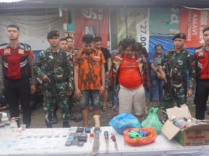 Barak Narkoba di Jermal 15 Medan Digerebek, 13 Orang Ditangkap