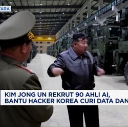 Video: Kim Jong Un Rekrut 90 Ahli AI, Bantu Curi Data dan Kripto