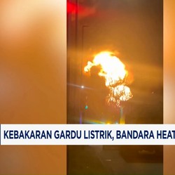 Video: Kebakaran Gardu Listrik, Bandara Heathrow Tutup Total