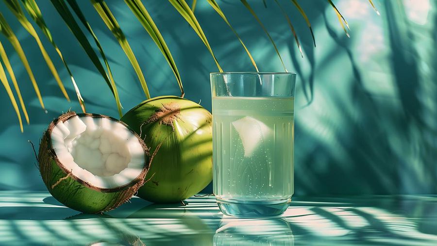 Ilustrasi minuman air kelapa muda. (Dok. Freepik)