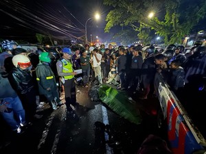 Kecelakaan Bus Vs Motor di Jalan Perintis Makassar, 1 Pelajar Wanita Tewas