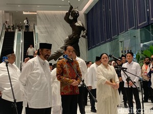 Puan Ngobrol soal Revisi UU TNI ke Jokowi-Paloh di Bukber NasDem