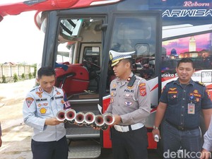 Masih Ada Bus Mudik Bandel Pakai Telolet di Cirebon