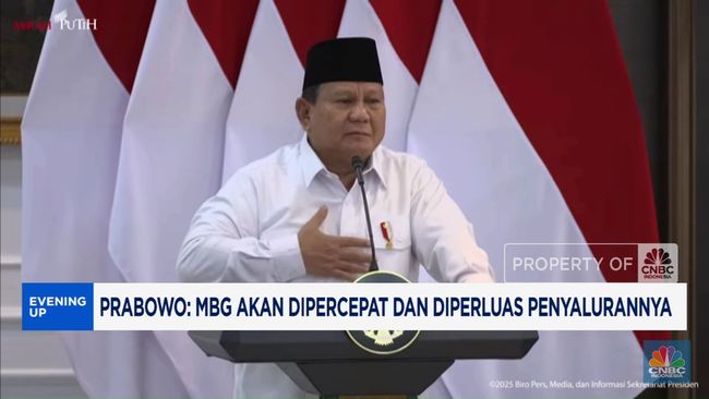 Prabowo Sebut MBG Akan Dipercepat & Diperluas