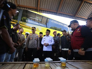 Sejumlah Bus di Banyuwangi Jalani Ramp Check Jelang Mudik Lebaran