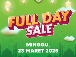 Transmart Full Day Sale Hadir Lagi Besok! Diskon Melimpah 50% + 20%