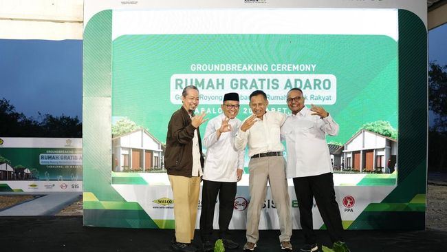 Adaro Groundbreaking Pembangunan 500 Rumah Gratis Bagi MBR