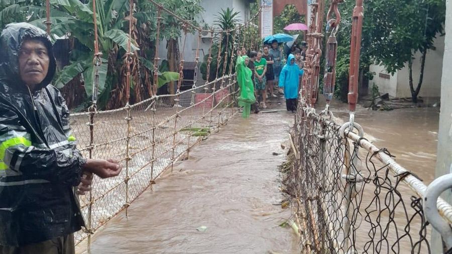 Kondisi banjir di Kota Manado, Provinsi Sulut, Jumat (21/3/2025). (Dok. BPBD Kota Manado)