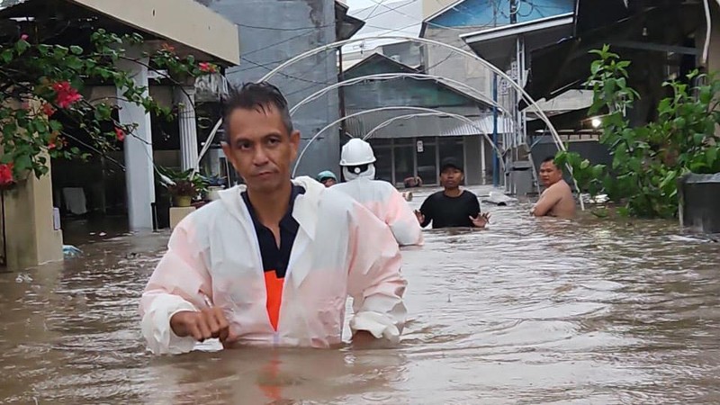 Kondisi banjir di Kota Manado, Provinsi Sulut, Jumat (21/3/2025). (Dok. BPBD Kota Manado)