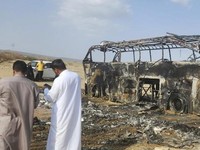Potret Bus Jamaah Umrah WNI Hangus Terbakar di Arab Saudi, 6 Tewas