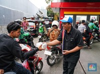 Pertamina Gelar Berkah Mengaji & Bagi Takjil Gratis di SPBU