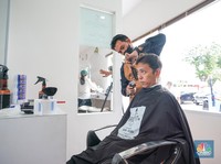 Serambi MyPertamina Siapkan Barbershop Gratis untuk Pemudik