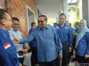 SBY Hadiri Pengumuman Pengurus DPP Demokrat 2025-2030