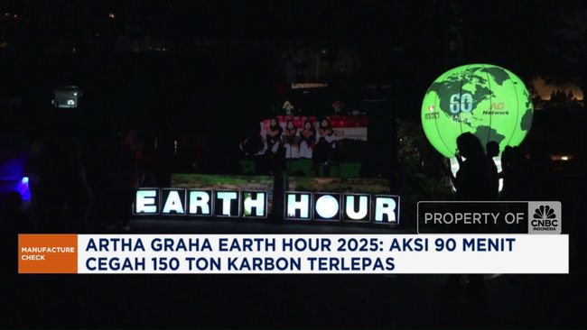 Artha Graha Earth Hour 2025, Aksi Cegah 150 Ton Karbon Terlepas