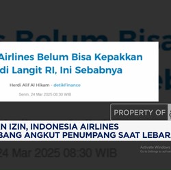 Video: Belum Ada Izin, Indonesia Airlines Tak Bisa Terbang di Lebaran