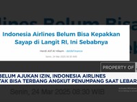 Video: Belum Ada Izin, Indonesia Airlines Tak Bisa Terbang di Lebaran