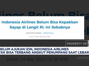  Belum Ada Izin, Indonesia Airlines Tak Bisa Terbang di Lebaran