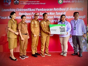 Luncurkan E-Retribusi Pasar, Bupati Bangli Klaim Tingkatkan Transparansi