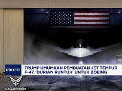 Video: Trump Umumkan Pembuatan Jet Tempur, 'Durian Runtuh' Bagi Boeing