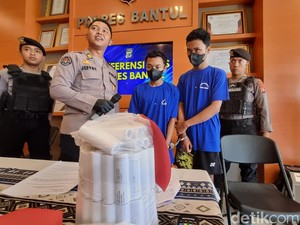 2 Remaja Terciduk Bawa Bubuk Mercon di Sewon Ternyata Peracik dan Penjual