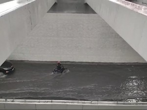 Solo Diguyur Hujan Deras, Underpass Joglo Sempat Tergenang