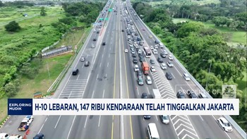 Video: H-10 Lebaran, 147 Ribu Kendaraan Telah Tinggalkan Jakarta